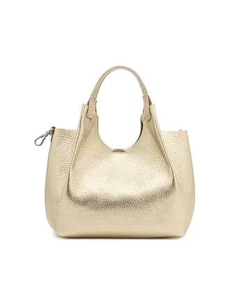 GIANNI CHIARINI | Sac en cuir - Sac Hobo DUA | gold